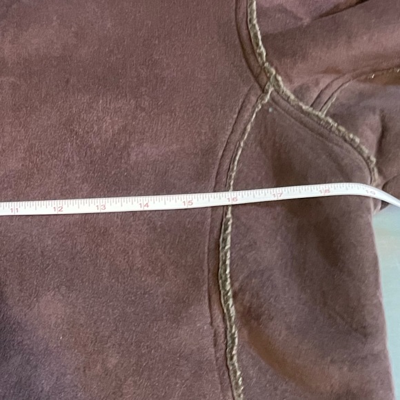 Kuhl Micro Shearling Long Sleeve Suede Jacket - Picture 9 of 10